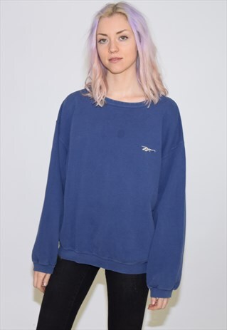 VINTAGE 90S BLUE REEBOK SWEATSHIRT