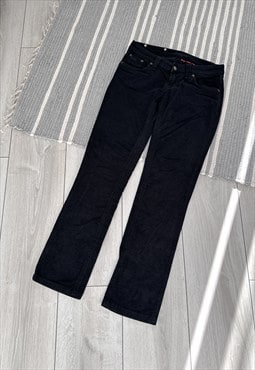 Prada Black Corduroy Pants Trousers