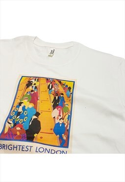 London Travel Poster T-Shirt Vintage Art Print London