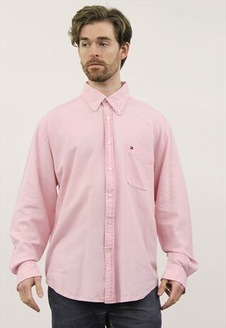 VINTAGE PINK TOMMY HILFIGER SHIRT
