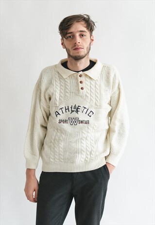 VINTAGE 80S FUNKY GRANDADS JUMPER