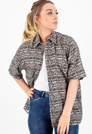 VINTAGE PATTERNED SHIRT S462