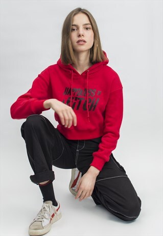 HAPPINESS RED HOODIE
