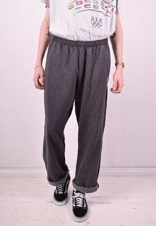 CHAMPION MENS VINTAGE TRACKSUIT TROUSERS W38 L35 GREY 90'S