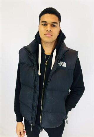 NORTH FACE BLACK GILET