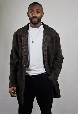 VINTAGE / SUEDE STYLE / COAT