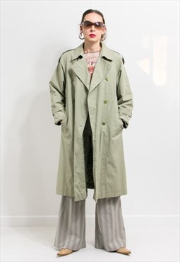 Vintage 90's light trench coat women oversized size L/XL