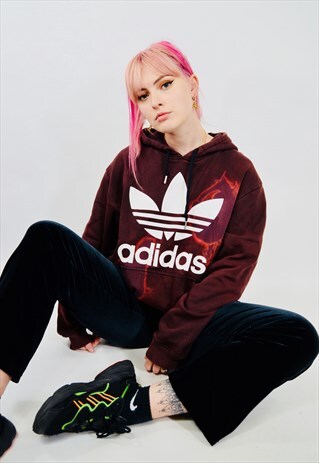 VINTAGE REWORKED ADIDAS ACID WASH HOODIE