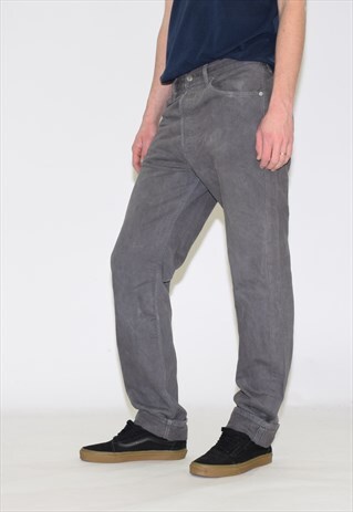 VINTAGE GREY LEVIS 501 STRAIGHT LEG DENIM JEANS