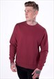 54 Floral Essential Jumper Pullover Sweater - Maroon Red 