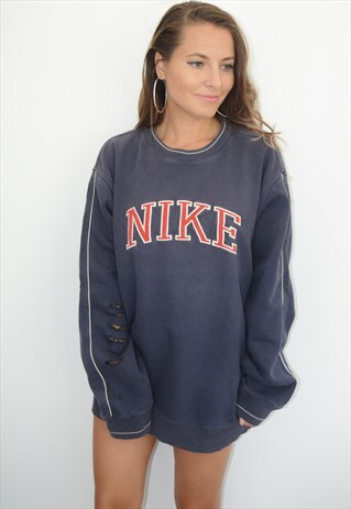 NIKE 90'S VINTAGE DISTRESSED SWEATSHIRT/ JUMPER