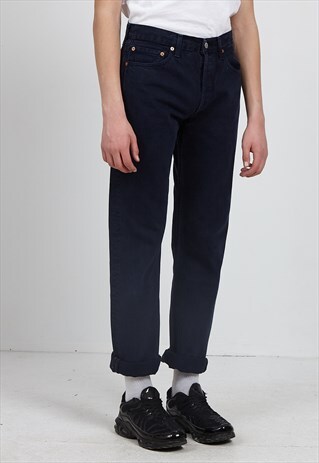 VINTAGE NAVY LEVI'S 501 FIT DENIM JEANS