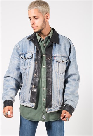 VINTAGE 80S LEVI'S LINED DENIM JACKET / S0186