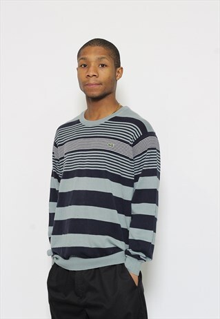 VINTAGE LACOSTE STRIPED SWEATSHIRT