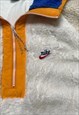 VINTAGE NIKE MENS SPORTSWEAR JACKET SAIL ROYAL BLUE SHERPA