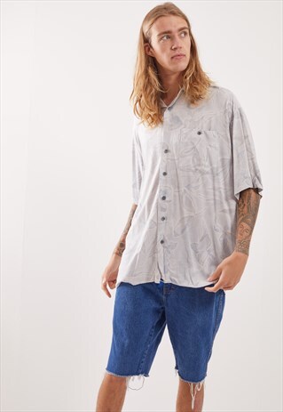 VINTAGE PATTERNED FESTIVAL SHORT SLEEVE SHIRT