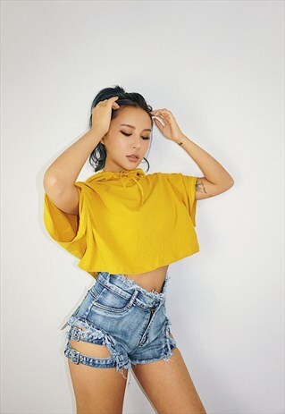 DENIM STREET BUCKLE SHORTS