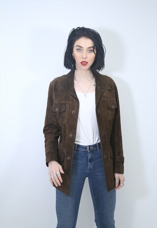 JOHN COLLIER BROWN SUEDE JACKET