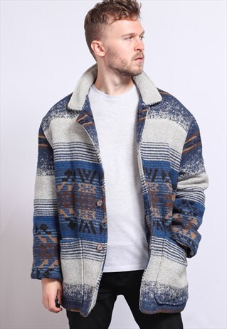 VINTAGE AZTEC INCA FESTIVAL JACKET