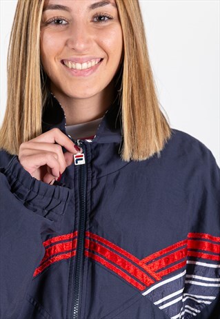 VINTAGE 80S FILA SHELL SPORT JACKET / S7044