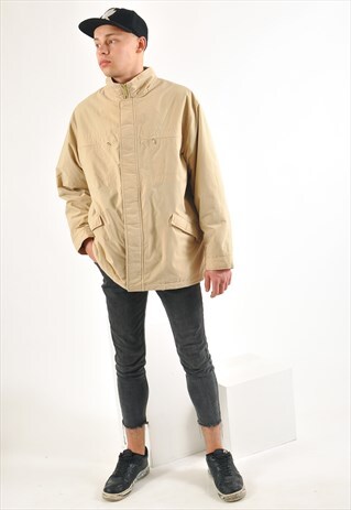 VINTAGE 90'S MAC JACKET IN BEIGE