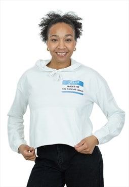 Queen of the World Hoodie Blue White