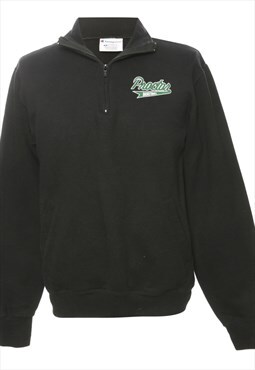 Vintage Black Champion Sports Sweatshirt - XL