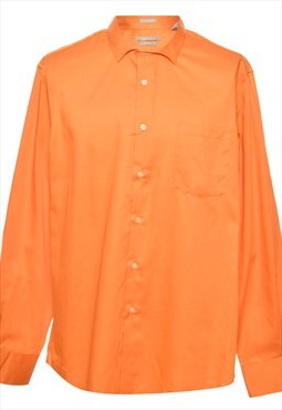 Orange Classic Van Heusen Shirt - M