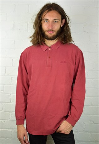 VINTAGE 90'S ELLESE LONG SLEEVED POLO SHIRT