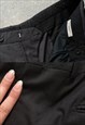 BURBERRY VINTAGE TROUSERS 90S WOOL TAILORED PRINT GREY W30