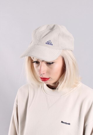VINTAGE ADIDAS FLEECE BASEBALL CAP HAT