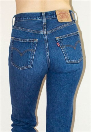 VINTAGE 90'S HIGH WAISTED SLIM FITTING 501 LEVI JEANS