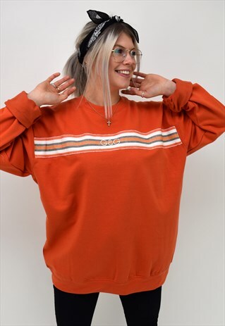 G&G UNISEX JIG RIBBON ORANGE SWEAT