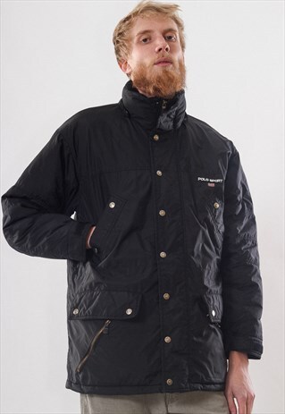 RARE VINTAGE MENS POLO SPORT LOGO WINTER JACKET