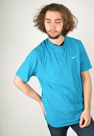 VINTAGE NIKE T-SHIRT 90S BLUE