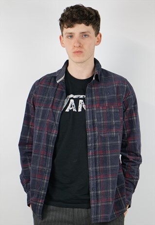 VINTAGE CHECK CORD SHIRT