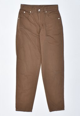 Vintage 90's Fendi Casual Trousers Brown