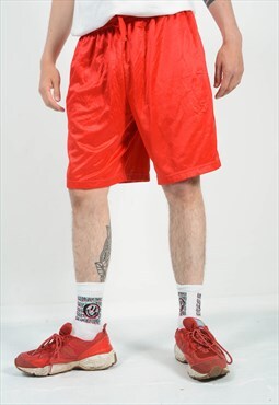 Y2K Starter Shorts Red Basketball