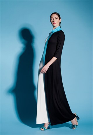 MAXI SUMMER DRESS /MAXI DRESS WITH SLEEVES/PARTY DRESS