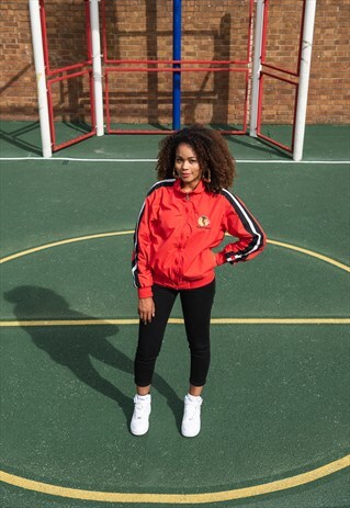CHIACGO BLACKHAWKS NHL ICE HOCKEY TRACKSUIT JACKET UNISEX