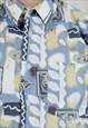 VINTAGE PRINTED SHIRT IN GEOMETRIC PATTERN