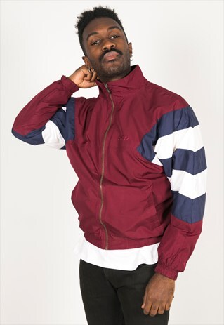 VINTAGE 80S USA ADIDAS SHELL SPORT JACKET / R245