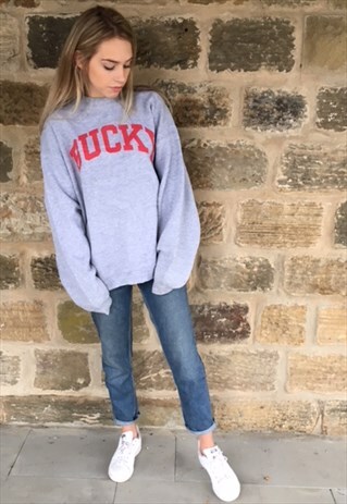 VINTAGE OVERSIZED SWEATSHIRT JUMPER