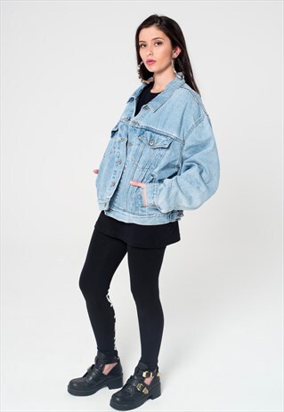 VINTAGE DENIM BOYFRIEND JACKET