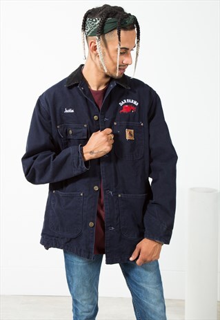 VINTAGE CARHARTT WINTER BLANKET JACKET / S2174