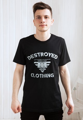 PUNK ROCK SHIRT - DESTROYED OF SOHO - RETRO VINTAGE MUSIC
