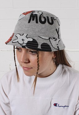 Reworked Vintage Disney Mickey Mouse Bucket Hat 