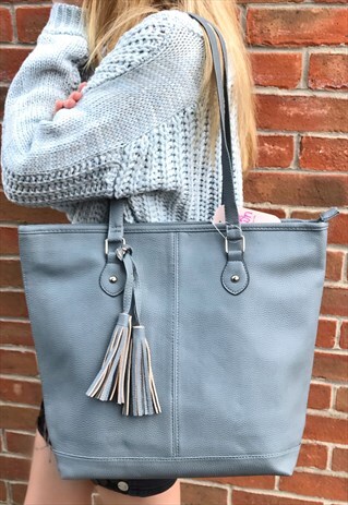 POWDER BLUE HANDBAG