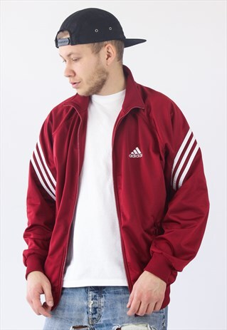 VINTAGE MENS ADIDAS TRACK TOP JACKET