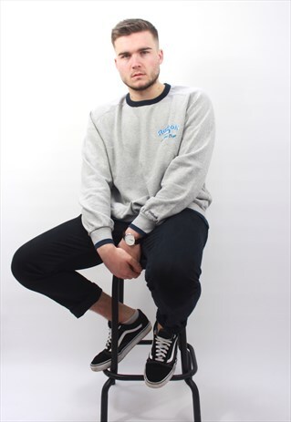 90'S RETRO GREY SWEATSHIRT